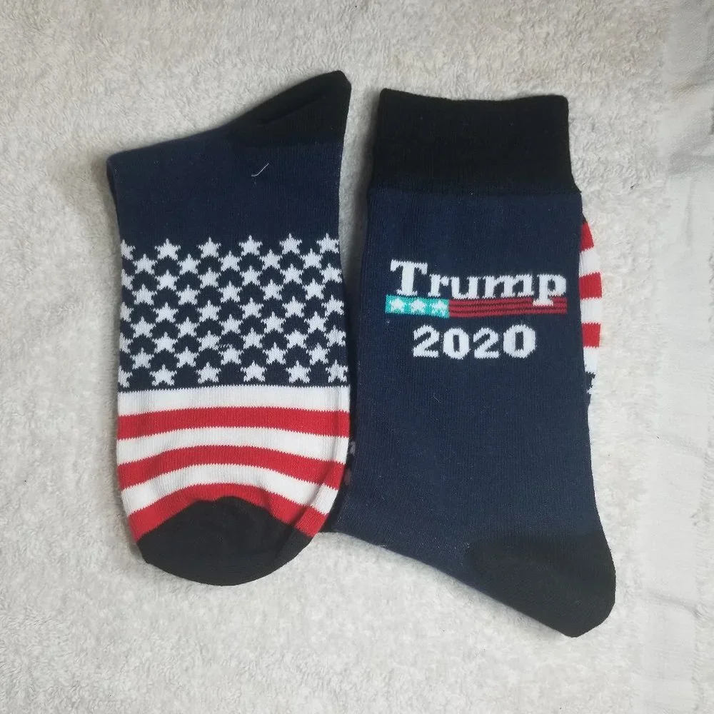Trump 2020 Socks - Black Cuff and Toe